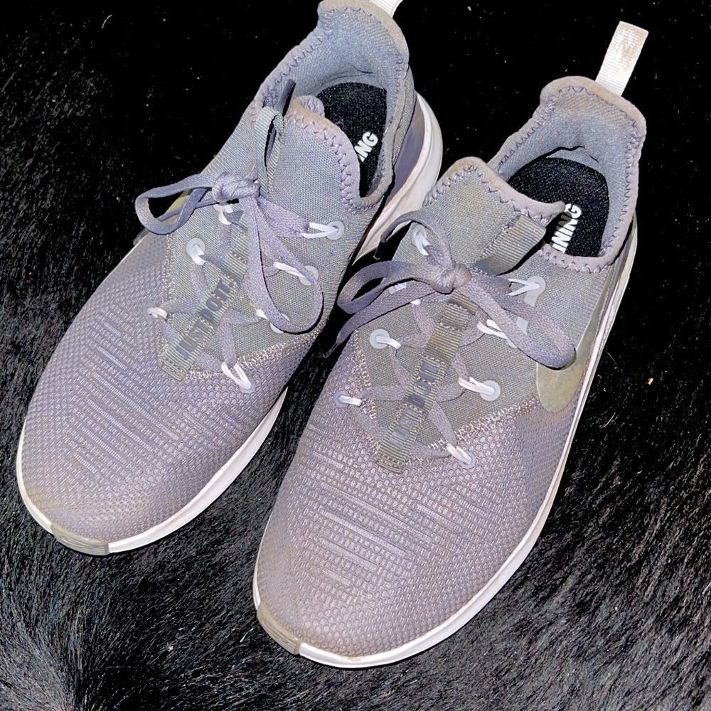 Gray Nike running shoes, Nike shoes , running,training